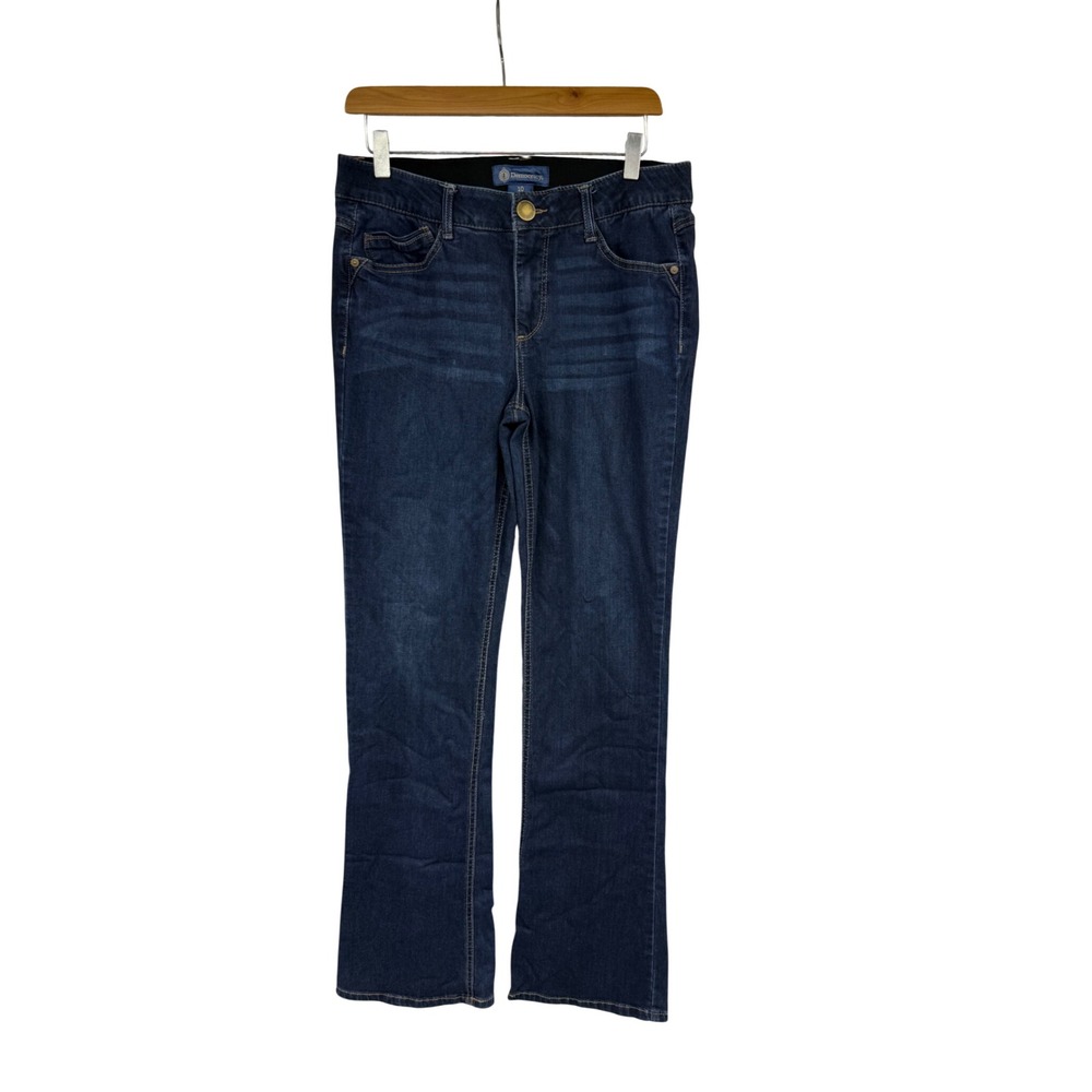 Democracy Women 10 Absolution Dark Wash Bootcut Stretch Jeans Indigo Denim